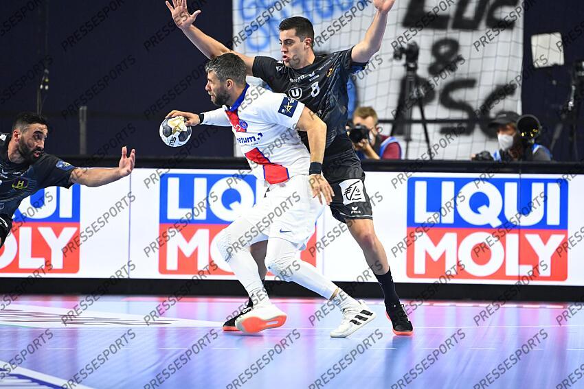 karabatic (luka) cavalcanti (alexandre) NANTES-PSG HANDBALL (28-31) 