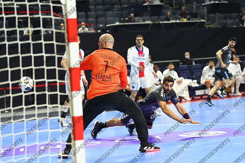 gerard (vincent) balaguer romeu (david) NANTES-PSG HANDBALL (28-31) 