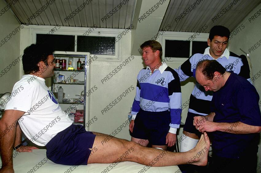whetton (gary) farr jones (terry) benazzi (abdelatif) gallibert (antoine) BARBARIANS FRANCAIS-AUSTRALIE (26-43) 