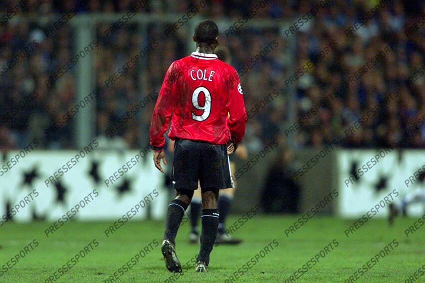 cole (andy) MARSEILLE-MANCHESTER UNITED 