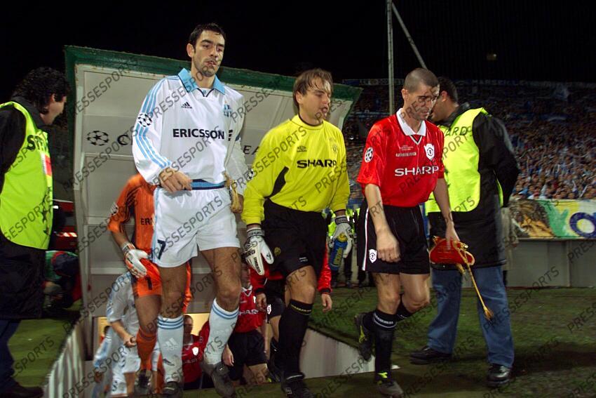 pires (robert) keane (roy) MARSEILLE-MANCHESTER UNITED 
