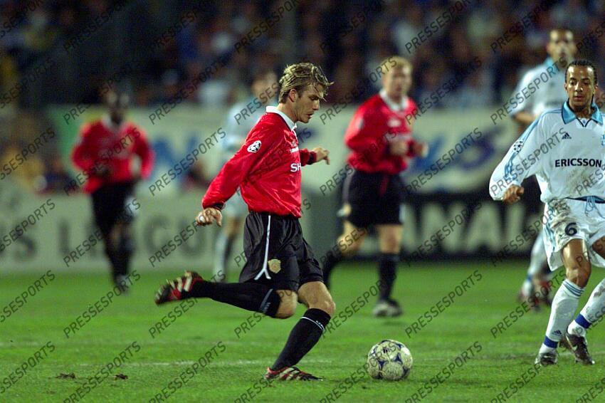 beckham (david) MARSEILLE-MANCHESTER UNITED 