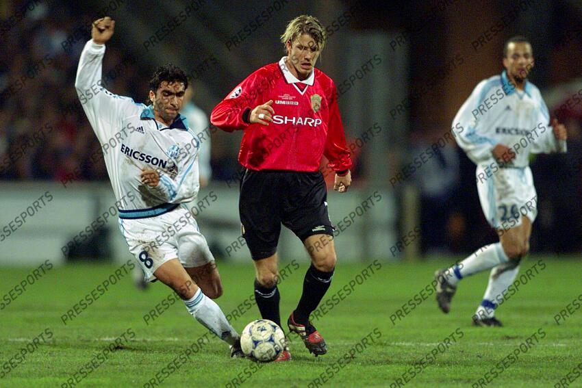 beckham (david) brando (frederic) MARSEILLE-MANCHESTER UNITED 