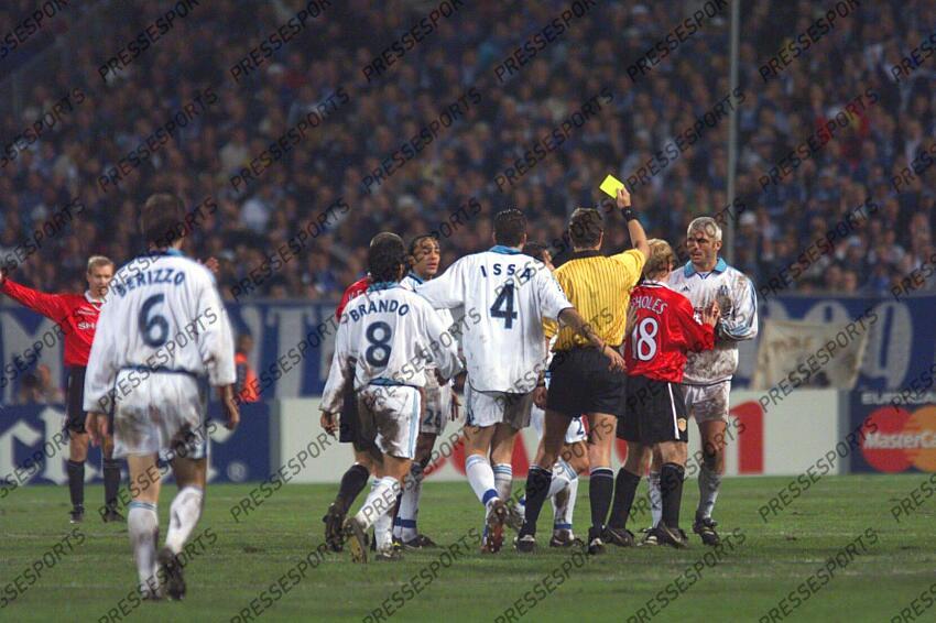 ravanelli (fabrizio) MARSEILLE-MANCHESTER UNITED 