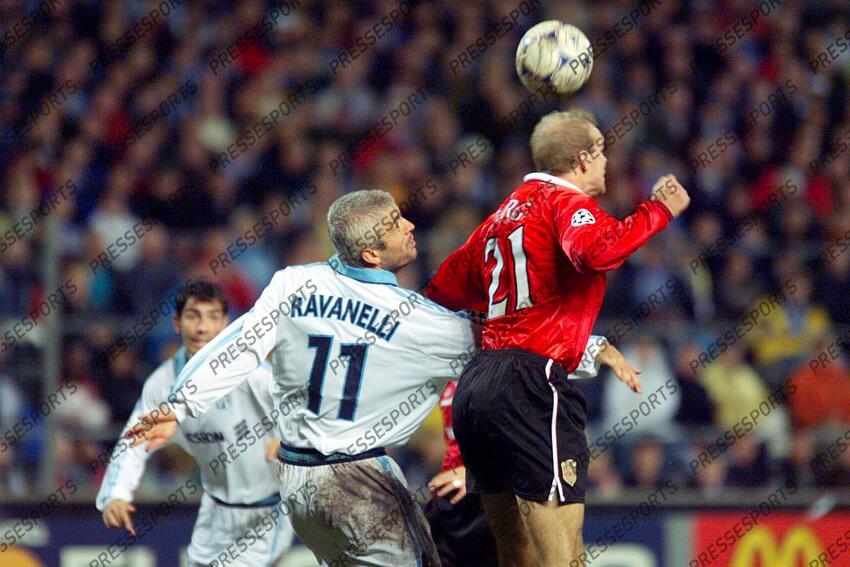 ravanelli (fabrizio) MARSEILLE-MANCHESTER UNITED 