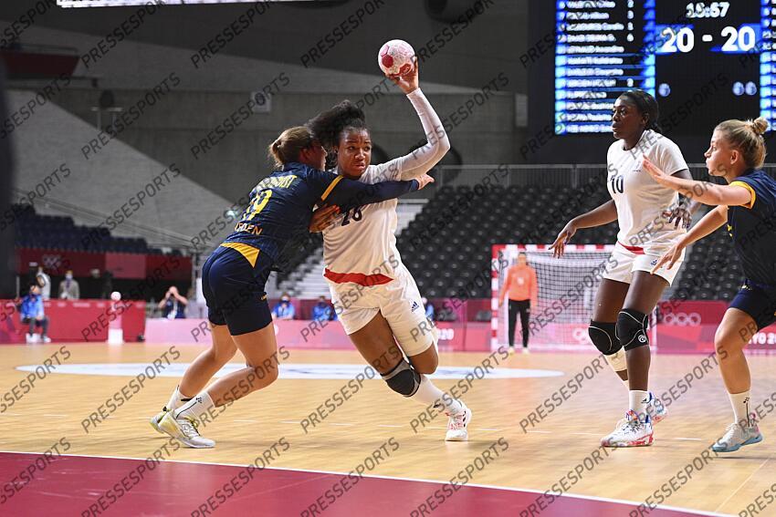 lagerquist (anna) foppa (pauletta) FRANCE-SUEDE (29-27) 