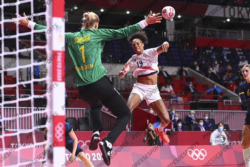 bundsen (johanna) sercien ugolin (oceane) FRANCE-SUEDE (29-27) 