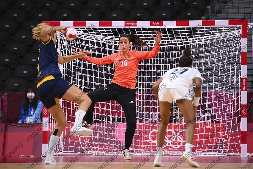 darleux (cléopatre) FRANCE-SUEDE (29-27) 