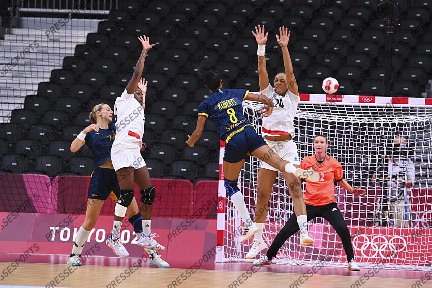 roberts (jamina) edwige (beatrice) FRANCE-SUEDE (29-27) 