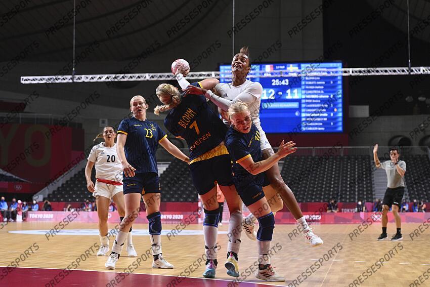 blohm (linn) pineau (allison) lundstrom (mathilda) FRANCE-SUEDE (29-27) 