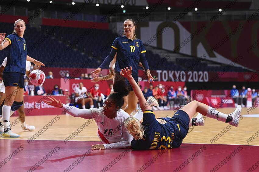foppa (pauletta) lindqvist (emma) FRANCE-SUEDE (29-27) 