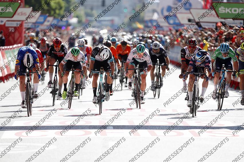 Cycling: Vuelta España 2021 / Spain Tour 2021 / La Vuelta 2021 / 2 Etapa / 2 Stage / Podium / Podium / PHILIPSEN, Jasper (BEL) Caleruega - Burgos (166,7 Km) 16/08/2021 Vuelta España 2021 / Spain Tour 2021 / La Vuelta 2021 / 2 Etapa / 2 Stage / VUELTA ETAPE 02 CALERUEGA/BURGOS 