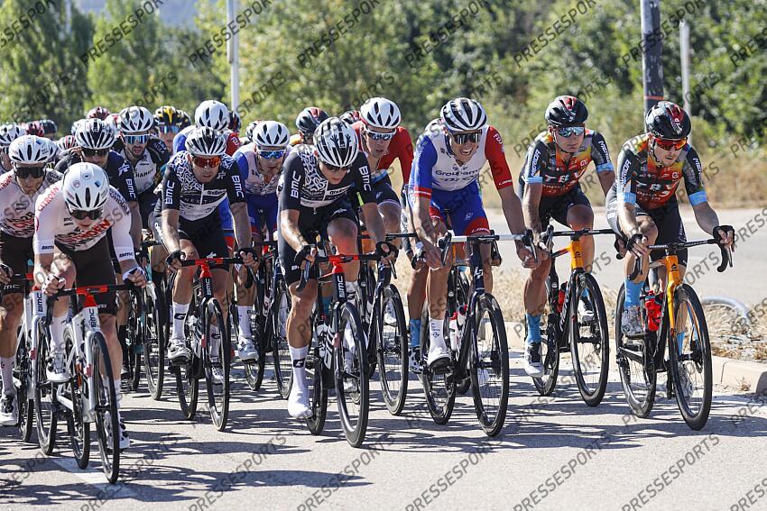 Vuelta Espana 2021 - 76th Edition - 2nd stage Caleruega - Burgos - 15/08/2021 - Kevin Geniets Groupama FDJ Ramon Sinkeldam Groupama FDJ VUELTA ETAPE 02 CALERUEGA/BURGOS 