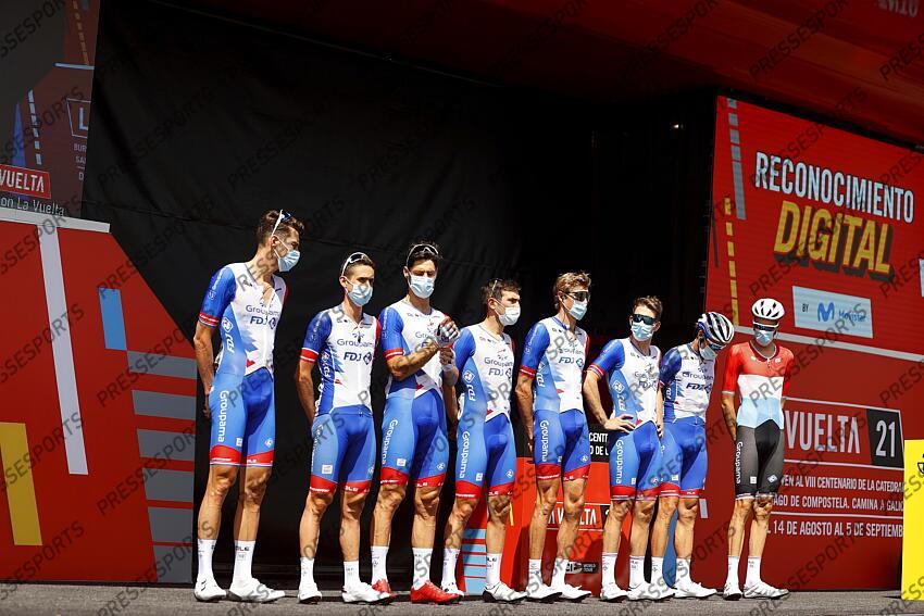 Vuelta Espana 2021 - 76th Edition - 2nd stage Caleruega - Burgos - 15/08/2021 - Team Groupama FDJ VUELTA ETAPE 02 CALERUEGA/BURGOS 