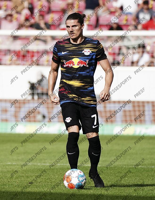 Marcel Sabitzer (Leipzig) Mainz, 15.08.2021, Fussball, Bundesliga, 1. FSV Mainz 05 - RB Leipzig MAYENCE-RB LEIPZIG (1-0) 