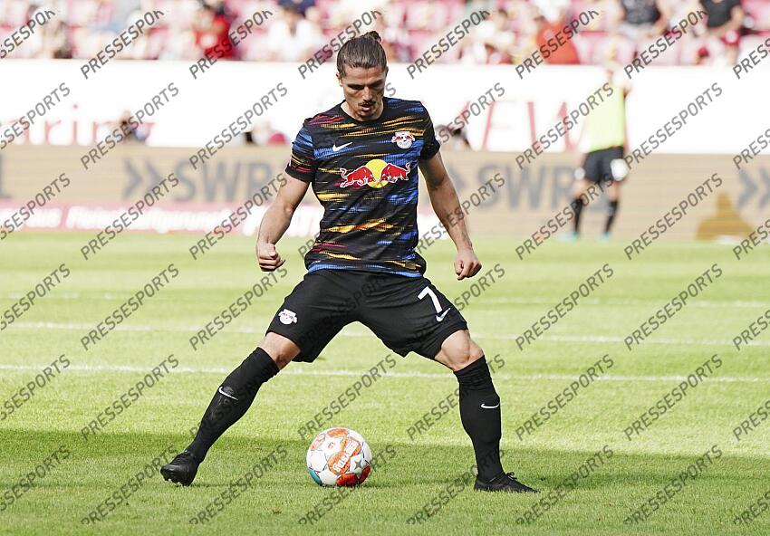 Marcel Sabitzer (Leipzig) Mainz, 15.08.2021, Fussball, Bundesliga, 1. FSV Mainz 05 - RB Leipzig MAYENCE-RB LEIPZIG (1-0) 