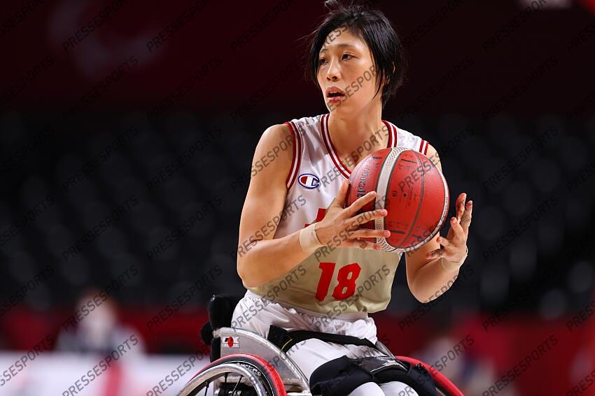 Chihiro Kitada (JPN), AUGUST 26, 2021 - Wheelchair Basketball : Women's Preliminary Round Group A match between Japan - Great Britain during the Tokyo 2020 Paralympic Games at the Musashino Forest Sport Plaza in Tokyo, Japan. (Photo by Yohei Osada/AFLO SPORT) JEUX PARALYMPIQUES DE TOKYO 2020 