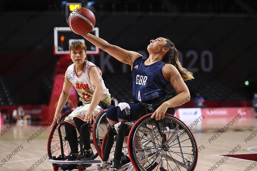 Charlotte Moore (GBR), AUGUST 26, 2021 - Wheelchair Basketball : Women's Preliminary Round Group A match between Japan - Great Britain during the Tokyo 2020 Paralympic Games at the Musashino Forest Sport Plaza in Tokyo, Japan. (Photo by Yohei Osada/AFLO SPORT) JEUX PARALYMPIQUES DE TOKYO 2020 