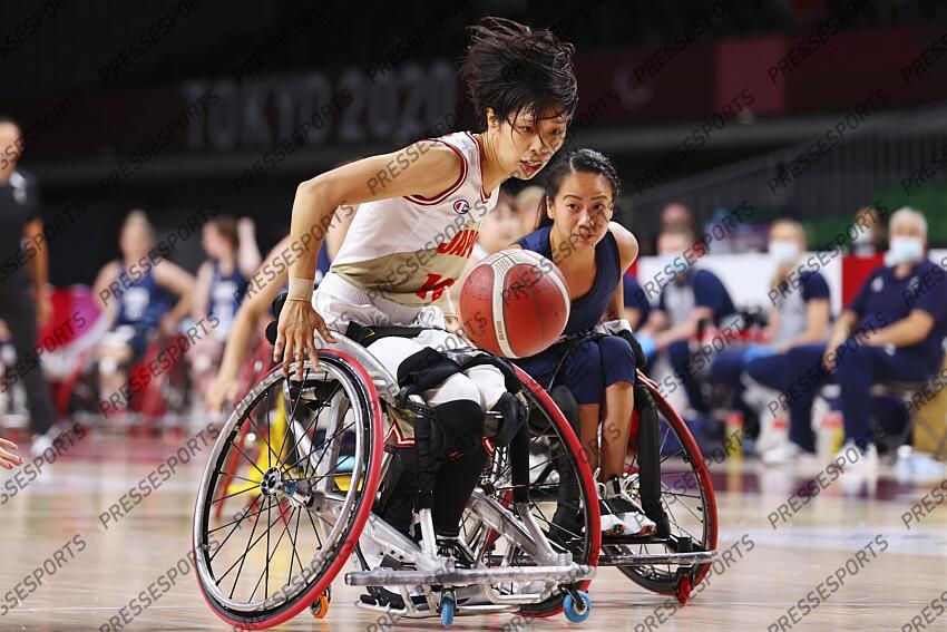 Chihiro Kitada (JPN), AUGUST 25, 2021 - Wheelchair Basketball : Women's Preliminary Round Group A match between Japan - Great Britain during the Tokyo 2020 Paralympic Games at the Musashino Forest Sport Plaza in Tokyo, Japan. (Photo by Yohei Osada/AFLO SPORT) JEUX PARALYMPIQUES DE TOKYO 2020 