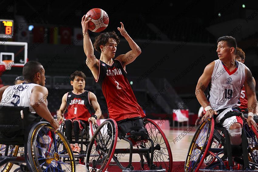 Renshi Chokai (JPN), AUGUST 26, 2021 - Wheelchair Basketball : Men's Preliminary Round Group A match between Colombia - Japan during the Tokyo 2020 Paralympic Games at the Musashino Forest Sport Plaza in Tokyo, Japan. (Photo by Yohei Osada/AFLO SPORT) JEUX PARALYMPIQUES DE TOKYO 2020 