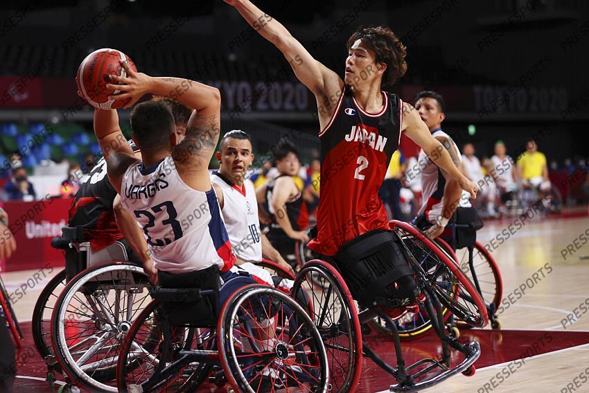 Renshi Chokai (JPN), AUGUST 26, 2021 - Wheelchair Basketball : Men's Preliminary Round Group A match between Colombia - Japan during the Tokyo 2020 Paralympic Games at the Musashino Forest Sport Plaza in Tokyo, Japan. (Photo by Yohei Osada/AFLO SPORT) JEUX PARALYMPIQUES DE TOKYO 2020 