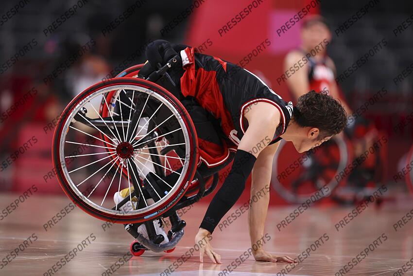Takuya Furusawa (JPN), AUGUST 30, 2021 - Wheelchair Basketball : Men's Preliminary Round Group A match between Turkey - Japan during the Tokyo 2020 Paralympic Games at the Ariake Arena in Tokyo, Japan. (Photo by Yohei Osada/AFLO SPORT) JEUX PARALYMPIQUES DE TOKYO 2020 