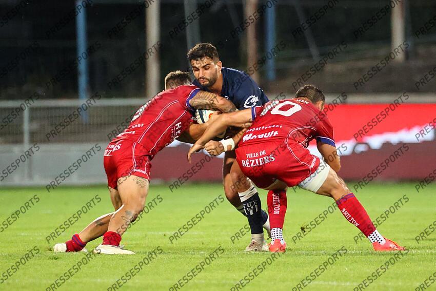bisman (thibaut) gauban (louis) beauxis (lionel) AGEN-BEZIERS (9-12) 