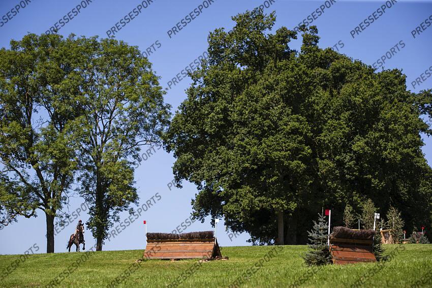 Le Grand Complet 2021. Haras du Pin. CCI2-L. Anne Laure MIQUET (FRA). CALIPSO DE ROCHEFORT Photographie Eric KNOLL LE GRAND COMPLET HARAS DU PINS 