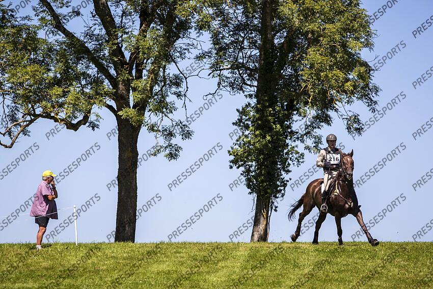 Le Grand Complet 2021. Haras du Pin. CCI2-L. Sylvain COSYN MCH (FRA). BUGATTI DES MEAS Photographie Eric KNOLL LE GRAND COMPLET HARAS DU PINS 