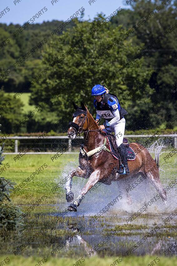 Le Grand Complet 2021. Haras du Pin. CCI2-L. Sebastien CAVAILLON (FRA). CHAMAN GINN Photographie Eric KNOLL LE GRAND COMPLET HARAS DU PINS 