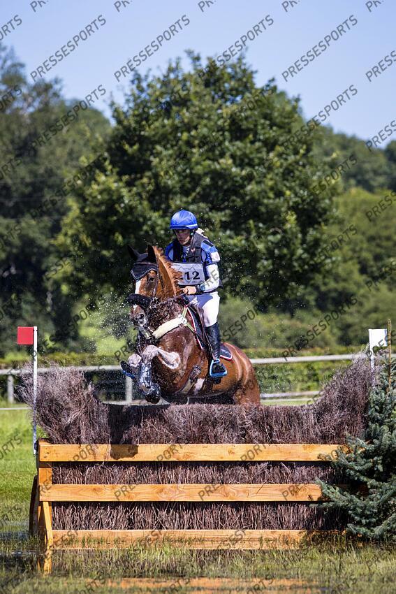 Le Grand Complet 2021. Haras du Pin. CCI2-L. Sebastien CAVAILLON (FRA). CHAMAN GINN Photographie Eric KNOLL LE GRAND COMPLET HARAS DU PINS 