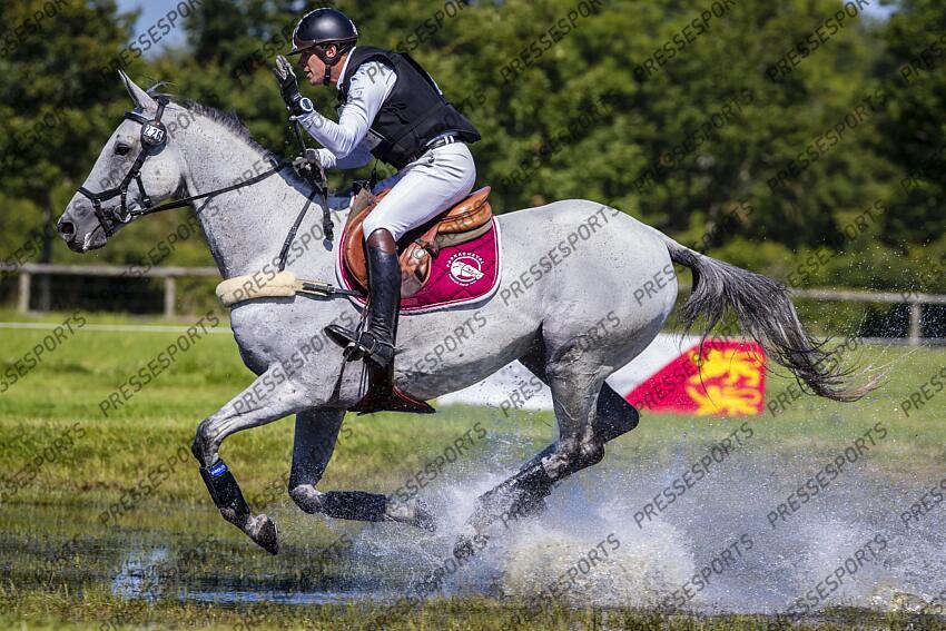 Le Grand Complet 2021. Haras du Pin. CCI2-L. Edouard LEGENDRE (FRA). ARNO SACRO Photographie Eric KNOLL LE GRAND COMPLET HARAS DU PINS 