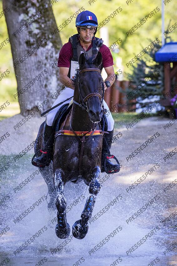 Le Grand Complet 2021. Haras du Pin. CCI2-S. Astier NICOLAS (FRA). COOLEY NUTCRACKER Photographie Eric KNOLL LE GRAND COMPLET HARAS DU PINS 