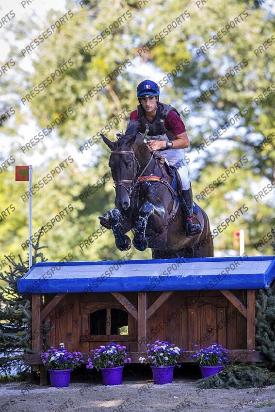 Le Grand Complet 2021. Haras du Pin. CCI2-S. Astier NICOLAS (FRA). COOLEY NUTCRACKER Photographie Eric KNOLL LE GRAND COMPLET HARAS DU PINS 