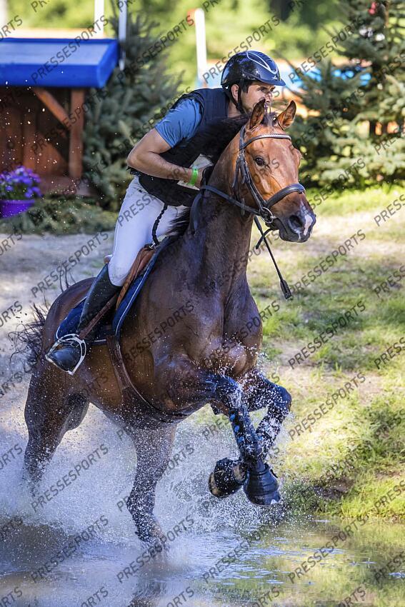 Le Grand Complet 2021. Haras du Pin. CCI2-S. Patrick POULARD (FRA). KIRWAN Photographie Eric KNOLL LE GRAND COMPLET HARAS DU PINS 