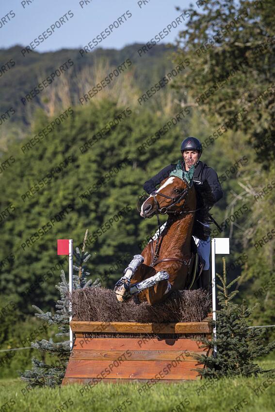 Le Grand Complet 2021. Haras du Pin. CCI2-S. Sebastien MULLER (SUI). NUNO WONDERLAND Z Photographie Eric KNOLL LE GRAND COMPLET HARAS DU PINS 