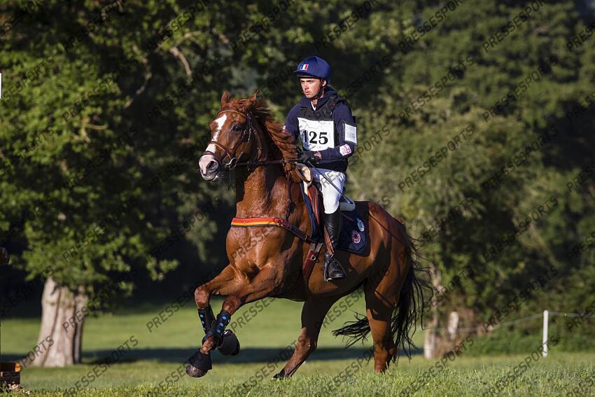 Le Grand Complet 2021. Haras du Pin. CCI2-S. Victor LEVECQUE (FRA). CAPTAIN DES JIS Photographie Eric KNOLL LE GRAND COMPLET HARAS DU PINS 