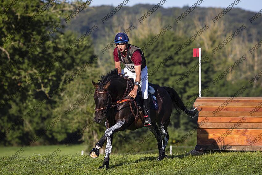 Le Grand Complet 2021. Haras du Pin. CCI2-S. Astier NICOLAS (FRA). RAGNAR Photographie Eric KNOLL LE GRAND COMPLET HARAS DU PINS 
