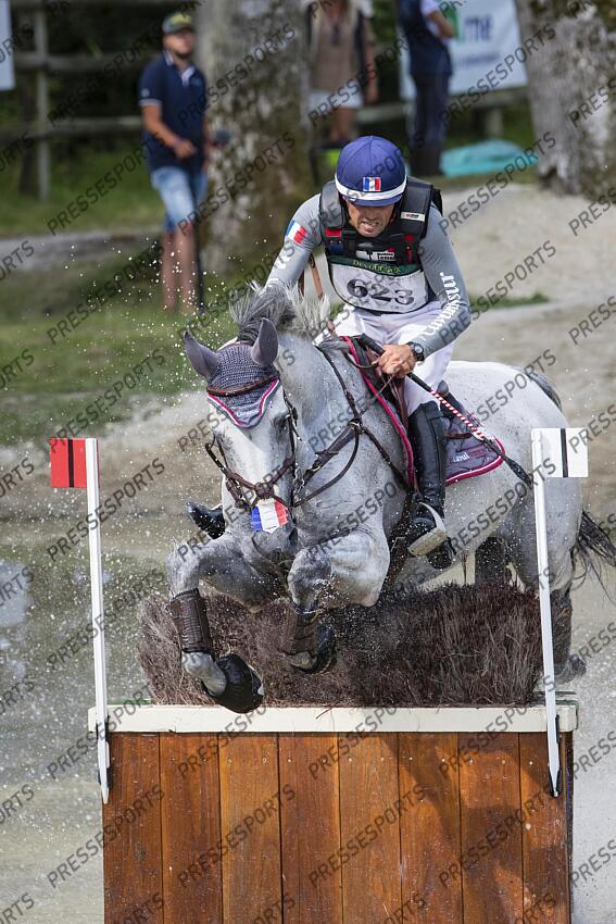 Le Grand Complet 2021. Haras du Pin. CCI04-S. Mathieu LEMOINE (FRA). QUATCHINA BLUE Z Photographie Eric KNOLL LE GRAND COMPLET HARAS DU PINS 