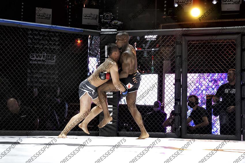 lapilus (damien) (fra) gant rouge rodrigues (leandro) (bra) gant bleu MMA GRAND PRIX 4 