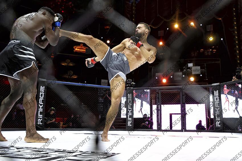 saadi (mehdi) (fra) gant rouge kadiake (mohamed) (fra) gant bleu MMA GRAND PRIX 4 