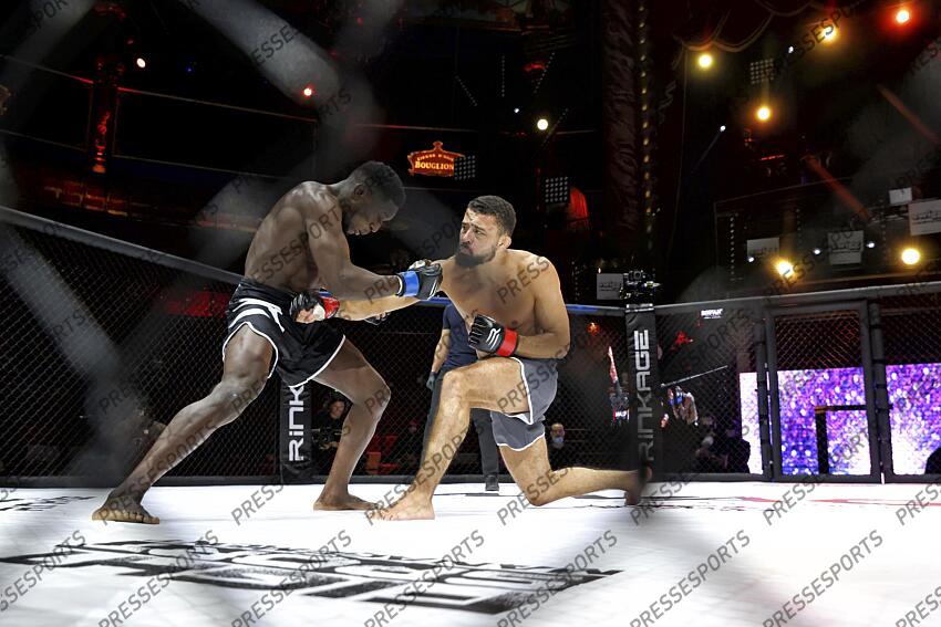 saadi (mehdi) (fra) gant rouge kadiake (mohamed) (fra) gant bleu MMA GRAND PRIX 4 