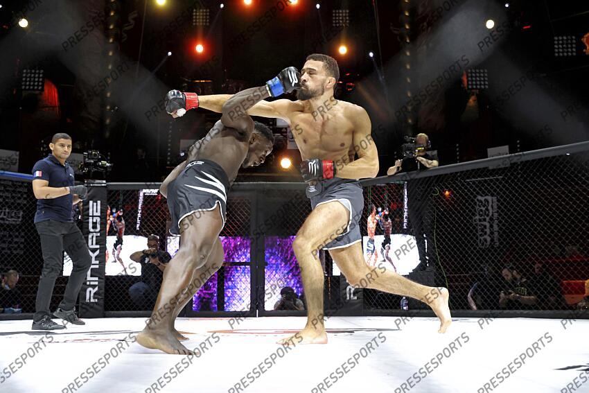 saadi (mehdi) (fra) gant rouge kadiake (mohamed) (fra) gant bleu MMA GRAND PRIX 4 