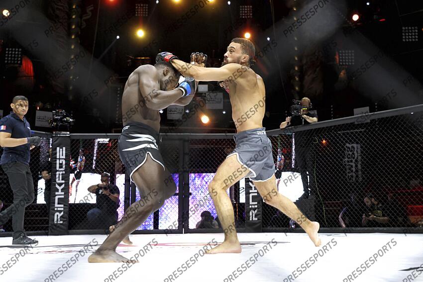 saadi (mehdi) (fra) gant rouge kadiake (mohamed) (fra) gant bleu MMA GRAND PRIX 4 