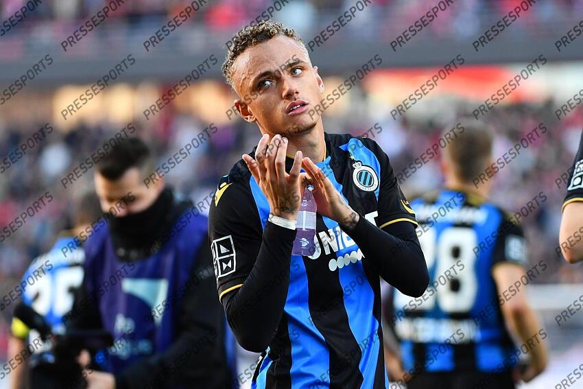 Noa Lang of Club Brugge during the Jupiler Pro League match