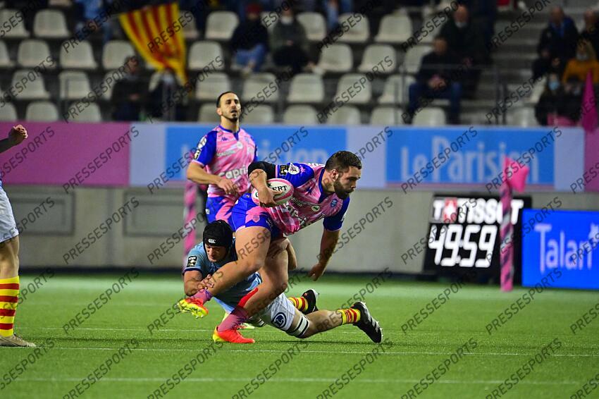 labouteley (tristan) da silva (lucas) STADE FRANCAIS-PERPIGNAN (27-17) 