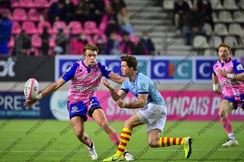 barre (leo) tedder (tristan) STADE FRANCAIS-PERPIGNAN (27-17) 