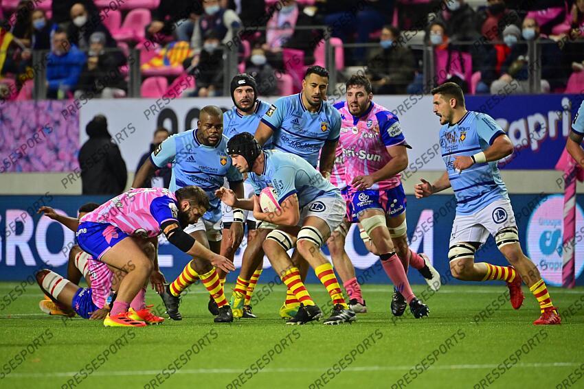 da silva (lucas) labouteley (tristan) STADE FRANCAIS-PERPIGNAN (27-17) 