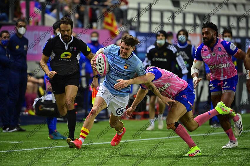 seguela (nino) hamdaoui (kylan) STADE FRANCAIS-PERPIGNAN (27-17) 