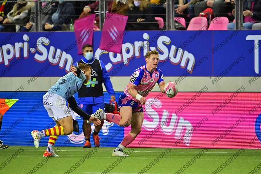dubois (lucas) hall (james) STADE FRANCAIS-PERPIGNAN (27-17) 
